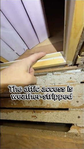 CNHInspections | Attic Hatch Air Sealing