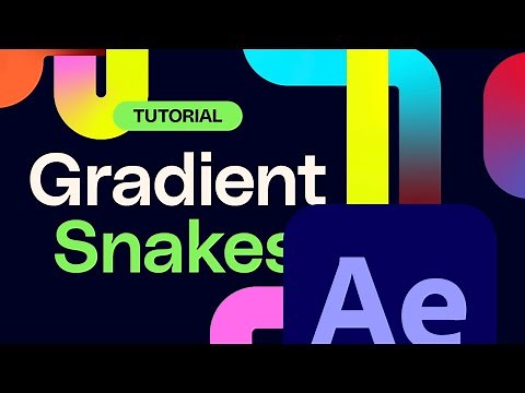 How to animate a gradient along a path | After Effects tutorial