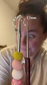 Jakým nejmenším háčkem jste kdy háčkovali? 🤯 #hackovani #háčkování