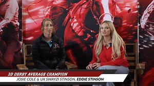 4.5K views · 30 reactions | Watch the interview with the 2D Derby Average Champion! Josie Cole & UX Swayzi Stinson, Eddie Stinson - Stallion 35.124 / $6,000 total earnings Breeder: Marlin & Jinx Maude #barrrelracing #barrelhorse #rubybuckle | Ruby Buckle | Facebook
