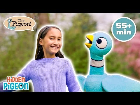 ⚽️ Play Outdoors with The Pigeon & Knuffle Bunny! ⛺️ | Kids Activities Comp | Hidden Pigeon Channel