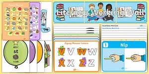 EYFS Reception Literacy Working Wall Display Pack