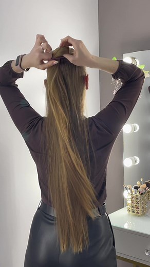 Volume ponytail tutorial😍 #hairtok #hairtutorial #ponytailtutorial