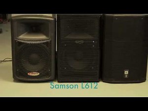 Harbinger APS112 vs. Samson L612 vs. JBL PRX615