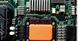 Exploring Cutting-Edge Circuit Board Technology With Advanced Components at a Tech Lab in 2023