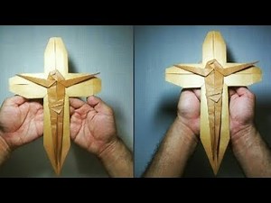 Crucifix Origami (Tutorial) Des. By Neil Elias