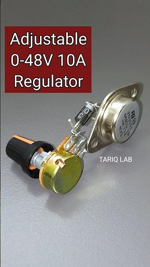 Adjustable 0-48V 10A Regulator