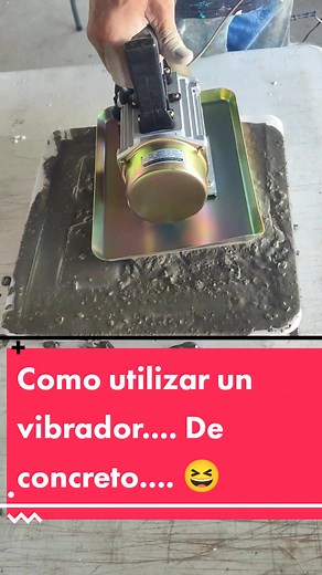 Uso de vibradores de concreto en construcción