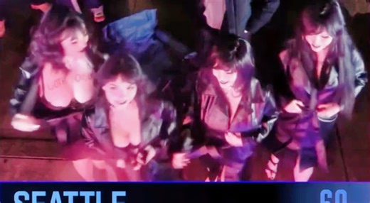 4 Goth Females Were Caught Flashing Their Goods At Patriots Fans On The Live "Super Bowl Fan Camera Portal" [VIDEO]