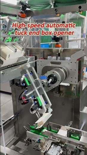 High speed automatic tuck end box opener