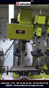 ⚙️ Automatic CNC Drilling & Tapping Machine | PLC Drill Machine by Ramato | Rajlaxmi Machine Tools Introducing PLC-Based CNC Drilling & Tapping Machines from Rajlaxmi Machine Tools – under the trusted brands HMP®️ & Ramato®️ ⚙️💥 🛠️ PRODUCT FOCUS: Automatic PLC-Based CNC Drill Machine ✅ Drilling Tapping Operations with PLC Precision ✅ Automatic Feed & Cycle Control ✅ Spindle Travel: 6", 8", 10", 12" ✅ Center Distance Options: 6" to 15" ✅ Gear Driven for Heavy-Duty Tasks ✅ 1.5 HP 3-Phase Motor |