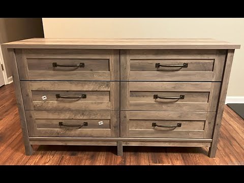 Assemble Better Homes & Gardens Modern Farmhouse 6 - Drawer Dresser