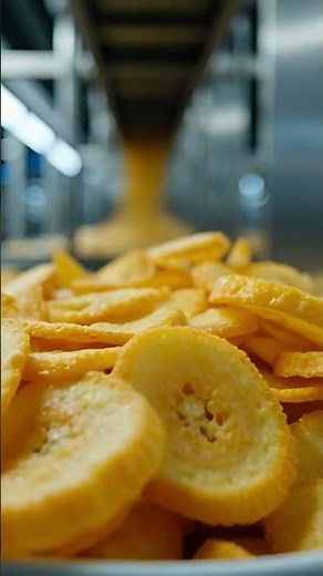 How Plantain chips are made inside Modern Factory. #howitsmade #foodprocessing #plantainchips