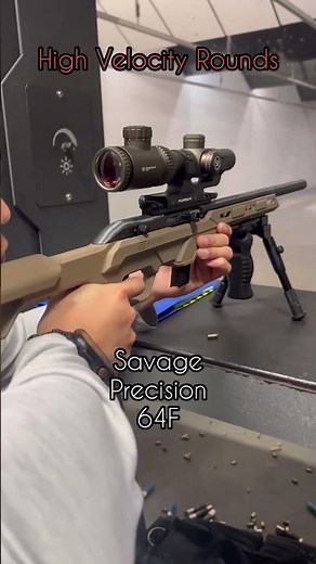CCI QUIET / Savage 64F Precision - High Velocity Rounds Vs Subsonic + Linear Comp #shorts