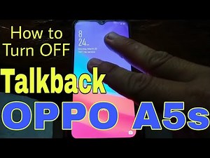 How to Turn OFF Talkback on OPPO A5s | OPPO A5s Tips & tricks