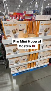 Pro Mini Hoop at Costco 🇨🇦 Includes a ball & backboard with flip-up rim 🏀 Just hang over the door! $29.99 @sklz | costcofindsca