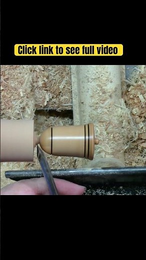 Parting with the skew chisel #Shorts #Woodworking #WoodTurning