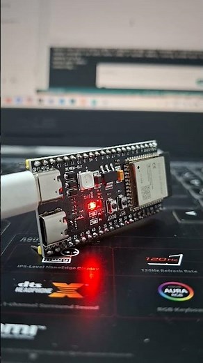 Uploading a code on ESP32 S3 N16R8 #esp32