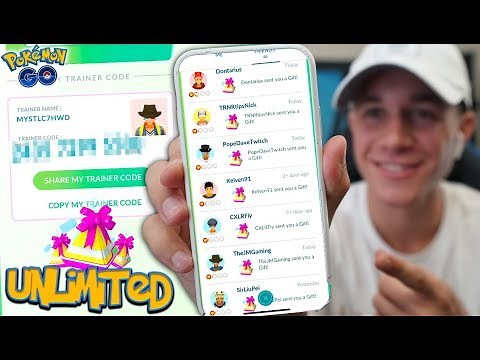 HOW TO GET UNLIMITED GIFTS IN POKÉMON GO! + ADD ME AS A FRIEND! (Trading Update Tips)