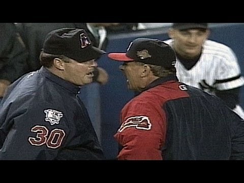 1996 WS Gm6: Cox ejected after arguing close call