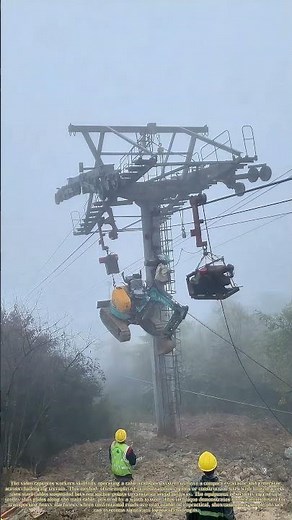 Rigging the Heights: The Cable System Method for Equipment Transport