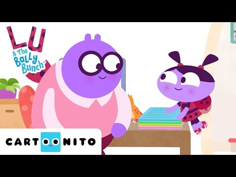 Dad is Working From Home | Lu & the Bally Bunch | Cartoonito
