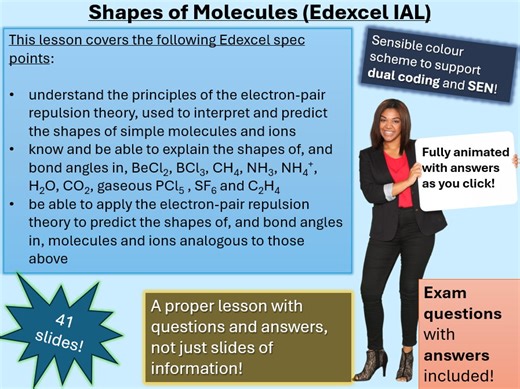 Shapes of Molecules (click for video preview) | Teaching Resources