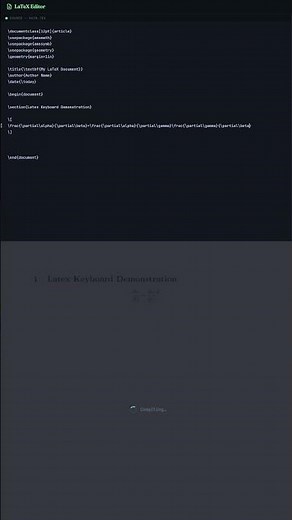 Fast LaTeX Math Input with a Custom Keyboard