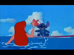 Lilo & Stitch - The Little Mermaid Theatrical Trailer (2002) (DVD Rip) 4K60 Upscale