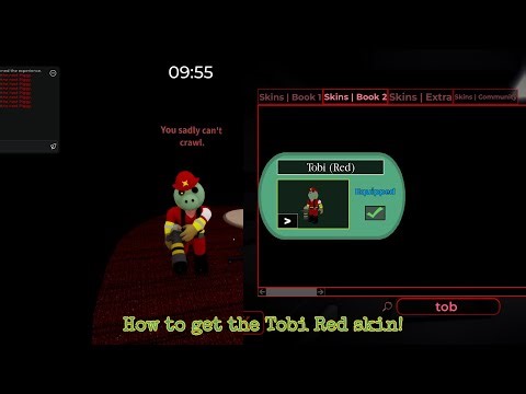 HOW to get the Tobi Red skin in PIGGY! | BOOK 2 DAILY SKIN QUESTS #30 | ROBLOX