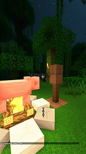 1.9M views · 41K reactions | Minecraft Realistic Camp Fire  Shaders : BSL Texture Pack : Faithful 64x Music : Die With A Smile #reels #minecraft #minecraftbuilds #minecrafttutorial | Itsciken | Facebook