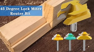 Watch 45 Degree Lock Miter Router Bit on Amazon Live