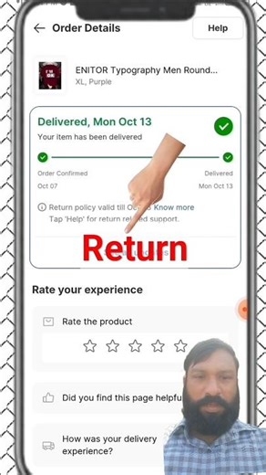 Flipkart order Return 🤯 process/ Flipkart Return 🔥 / #flipkart #return