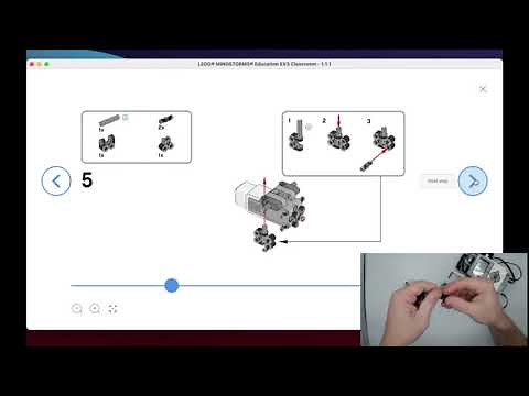 LEGO EV3 Mindstorms Robot Trainer Course - Lesson 3.2 Building the Grab and Release Extension