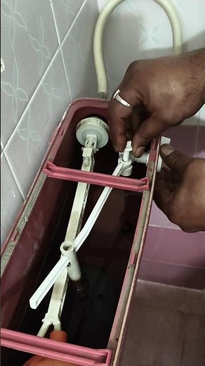 Toilet flush button breakdown #shortsfeed