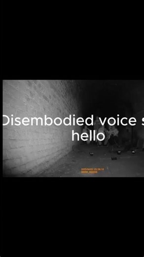 Did We Capture a Disembodied Voice saying Hello? #shorts #viral #fyp