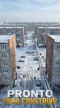 Como Construir na Cidade Mais Fria do Mundo 🥶🏗️ #curiosidades #engenharia #documentário #historia