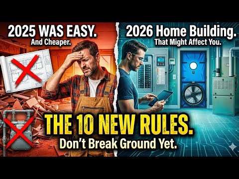 2026 Might Require More Money To Build Code Compliant Homes - Ten Things To Check Before Building