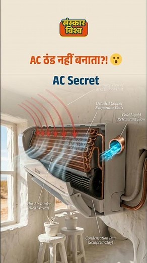 AC Does Not Produce Cold Air | How AC Really Works