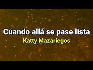 Pista | Cuando allá se pase lista | Katty Mazariegos