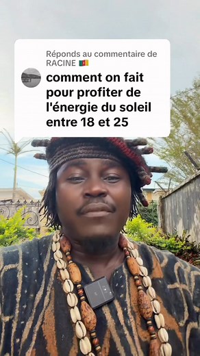 COMMENT UTILISER L’ÉNERGIE DU SOLEIL ☀️ POUR EXAUCER SES VŒUX ! | Luminaire Ndìa Tchamaleu