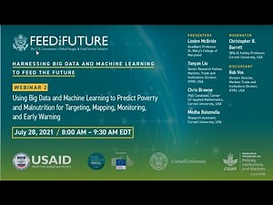 Using Big Data and Machine Learning to Predict Poverty and Malnutrition
