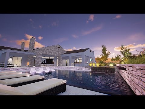Full Property Landscape and Pool Design | Structure Studios VIP3D