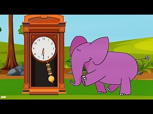 Hickory Dickory Dock | Elephants Family | Little Baby Cat #hickory