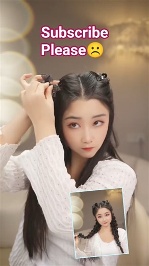 Easy Long Hairstyle 2025 | تسريحات سهلة | आसान हेयरस्टाइल #everydayhairstyles #hairstyletutorial