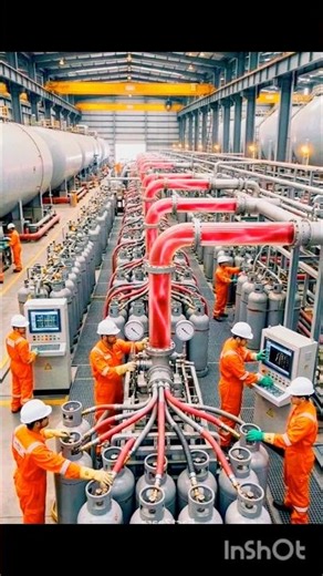 aHow Massive LPG Ships Unload Gas at Ports | High-Tech Process Explained #usashorts
