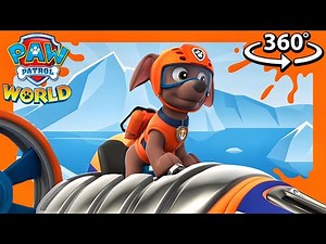 MAYDAY MAYDAY 🚨 ZUMA's Water Recovery: Hovercraft to the Rescue! | 🐾Paw Patrol 360° VR