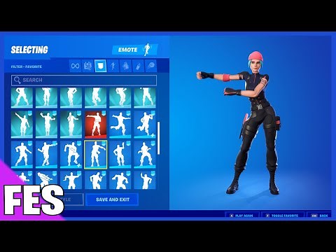 Fortnite Wildcat Skin With all my Fortnite Dances & Emotes!