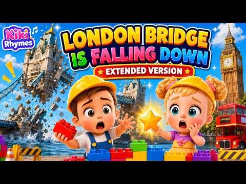 London Bridge Is Falling Down | Extended Builder Adventure | Kids Songs & Nursery Rhymes