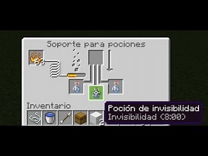 Como hacer la poción de invisibilidad - Minecraft